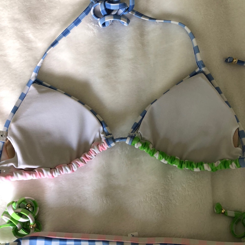 VINEYARD VINES GINGHAM BIKINI - Picture 4 of 5